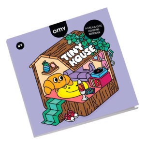 Cahier coloriage Cozy Tiny House Omy 28 pages détachables