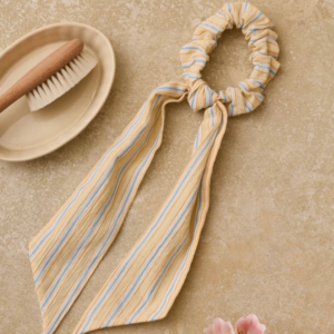 Chouchou cheveux fille rayé Akimmi Louise Misha avec pans