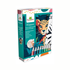 Coloriage feutres acryliques jungle Sycomore coffret créatif