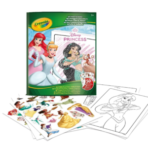 Coloriage stickers princesses Disney Crayola album enfant