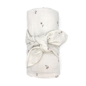 Langes bébé coton bio cherries Babyshower