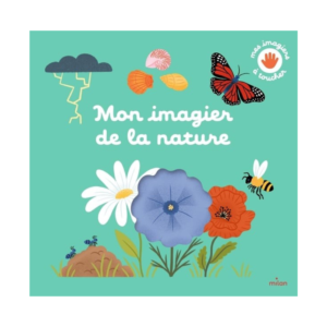 Imagier nature à toucher bébé Milan textures sensorielles