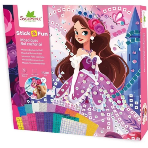 Mosaïques bal enchanté Sycomore coffret créatif enfant