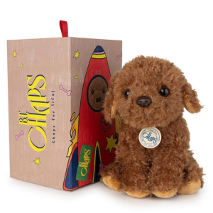 Peluche labrador Stacy B.T. Chaps 17 cm marron