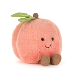 Peluche pêche Jellycat Amuseables Peach douce