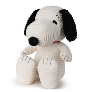 Peluche Snoopy velours crème Bon Ton Toys 27 cm