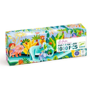 Puzzle 1000 pièces La Fiesta Djeco illustration festive colorée