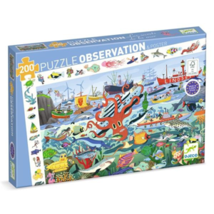 Puzzle observation Les secrets de la mer Djeco 200 pièces