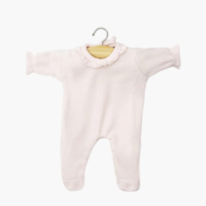 Pyjama poupée Minikane Camille rose pastel dentelle