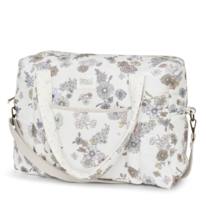 Sac maternité coton bio Bardot Babyshower matelassé