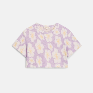 T-shirt fille fleur lilac Kalistee Louise Misha dos croisé