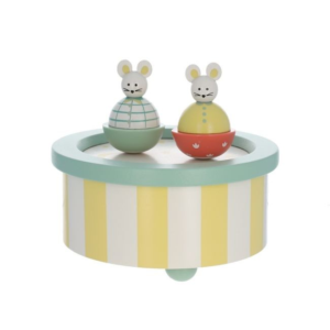 boîte musique bébé souris Petites Souris avec décor poétique et ambiance nuit étoilée