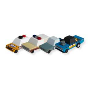 Coffret voitures en bois – Rust Patrol 4-Pack Candylab
