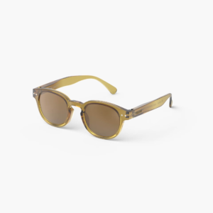 Lunettes enfant vert olive IZIPIZI #C avec verres polarisés pour enfant de 7 à 11 ans