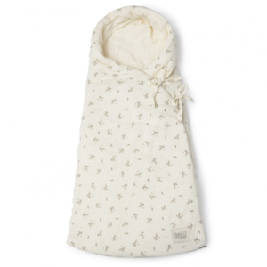 nid d ange poussette printemps Roseberry Babyshower en coton organique avec ouvertures sangles