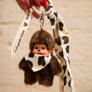 Porte clé grigri Kiki Léopard Cœur Mon Petit Léon Lulu