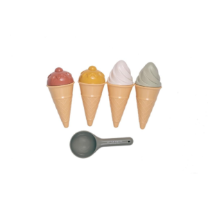Set plage glace Little Dutch avec cornets et moules à sable