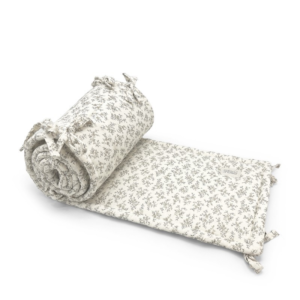 tour de lit bébé doux Miley Babyshower en coton organique GOTS pour lit bébé