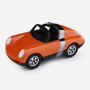 voiture Playforever orange Luft Biba design rétro inspiré Porsche avec finition brillante