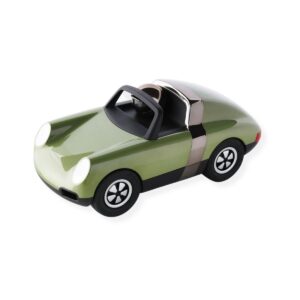voiture Playforever vert olive et noir Luft Hopper style rétro inspiré Porsche