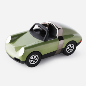 voiture Playforever vert olive et noir Luft Hopper style rétro inspiré Porsche