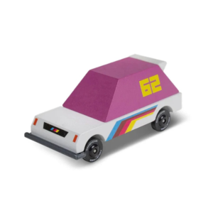 voiture rose en bois enfant Candylab Racer 62XL Pink