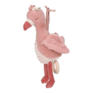 Boîte à musique bébé Flamant rose Little Dutch Safari Friends