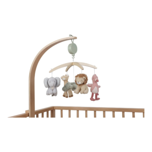 Mobile musical bébé Little Dutch Safari Friends