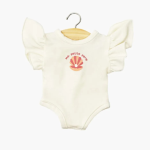 Maillot Ondine écru Minikane en jersey pour poupée Gordis