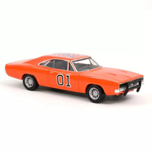 Voiture miniature Dodge Charger General Lee 1969 orange Norev 1/43