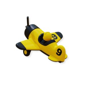 Avion Mimmo Amelia jaune Playforever en plastique ABS
