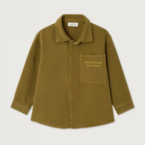 Chemise enfant Lycaz mousse vintage American Vintage à manches longues