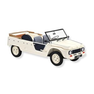 Citroën Méhari Azur 1/18 Norev blanche et bleue de 1983
