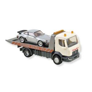 Dépanneuse Plastigam Porsche Norev 1/43 avec Porsche 911