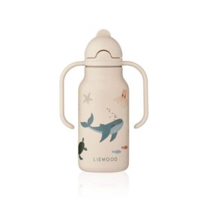 Gourde en acier Kimmie Liewood Sea Creature 250 ml avec poignées