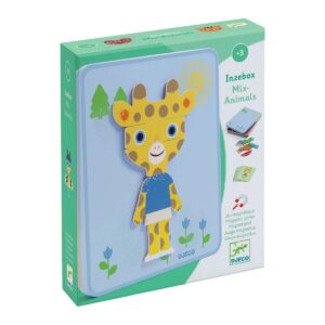 Inzebox Mix Animals Djeco avec magnets en bois