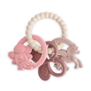 Jouet de dentition Ring Fairy Mushie en silicone alimentaire