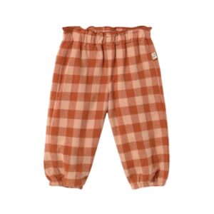 Pantalon bébé en flanelle vichy Bimba Ginger Cozmo