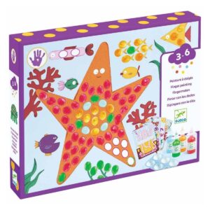 Peindre avec ses doigts Pois et poissons Djeco
