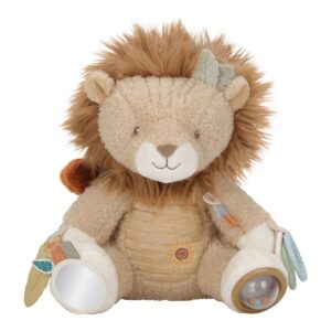 Peluche activités lion Safari Friends Little Dutch avec anneau de dentition