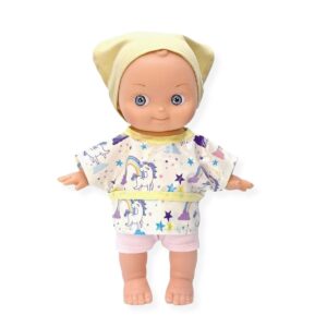 Poupon Mini Pancha Alice à l'école Minikane avec ensemble de peinture Licornes