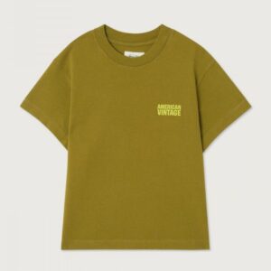 T-shirt enfant Gixy bambou American Vintage en coton manches courtes