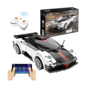 Voiture télécommandée Z-Wind CaDA à construire avec télécommande et application Bluetooth