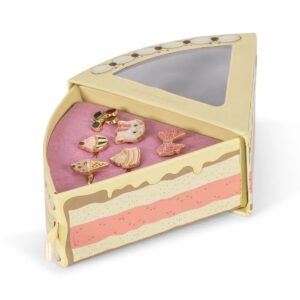 Bagues enfant dorées Kitty Sweets Konges Slojd 6 pièces