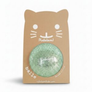 Balle pailletée bleue Mini Shiny Ratatam 10 cm