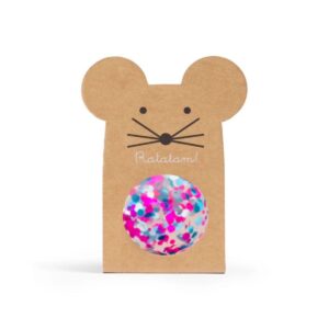 Balle rebondissante bleue Souris multico Ratatam