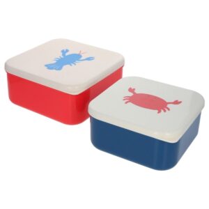 Boîtes à goûter crabe homard Petit Matelot