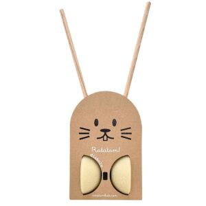 Diabolo pailleté Ratatam avec baguettes et emballage lapin