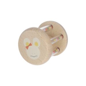 Hochet bois à billes Petites Souris avec billes multicolores