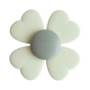 Jouet sensoriel ventouse Mushie Lucky en silicone alimentaire